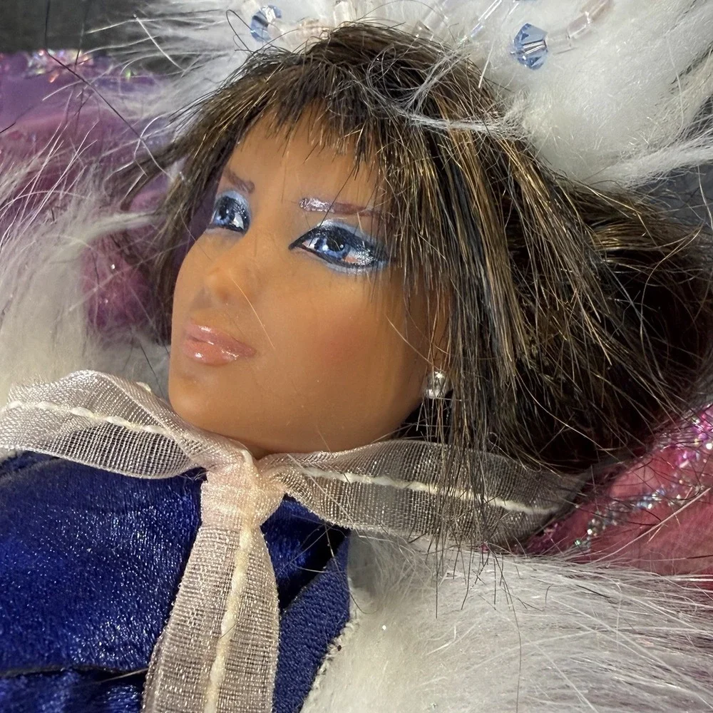 OOAK Custom Barbie Purple Blue Fairy Pixie W Wings 12